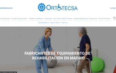 Presentamos nuestra nueva web ORTOTECSA-REHABILITACIÓN
